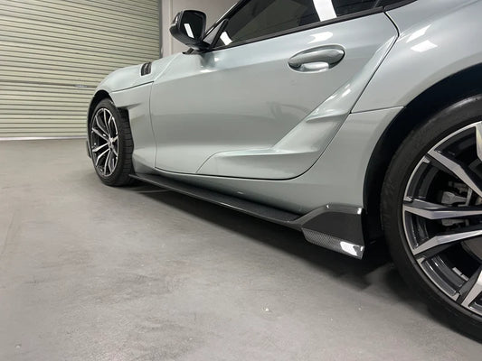 GR Supra 2020+ A90 AD V1 STYLE Carbon Fiber Side Skirts