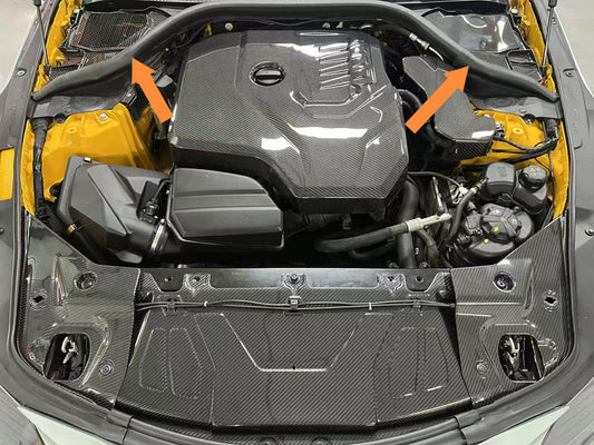 GR Supra 2020+ A90 LHD OE STYLE Pre-preg Carbon Fiber Engine Bay Panels