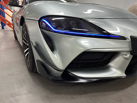 GR Supra 2020+ A90 R4 Pre-preg Carbon Front Canards