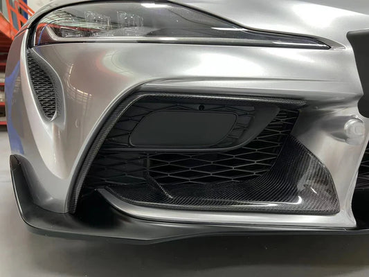 GR Supra 2020+ A90 R1 Carbon Fiber Front Bumper Bottom Garnish