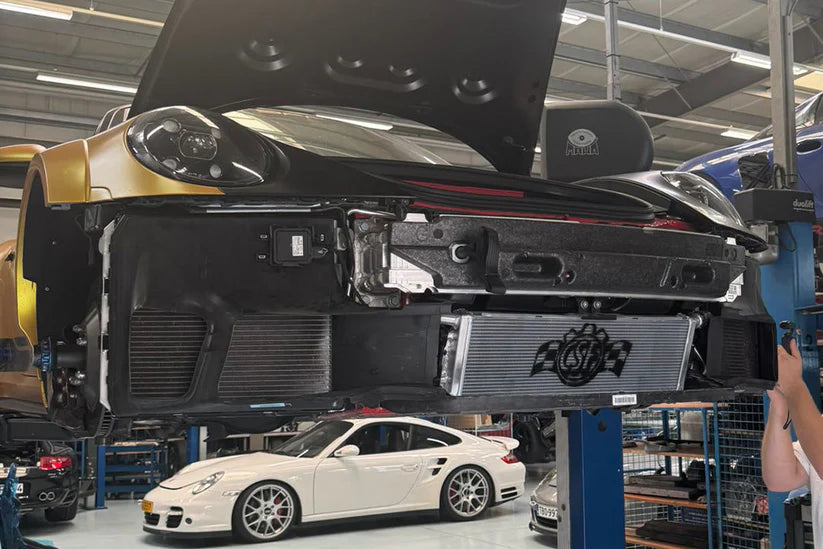 CSF Porsche 992 911 High-Performance All-Aluminum Radiator (Center)