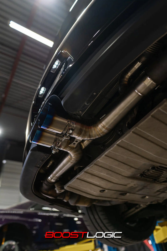 Boost Logic Titanium Center Muffler Porsche 991 GT3