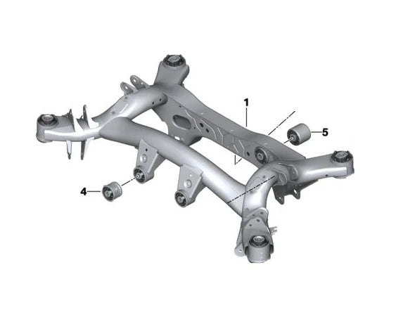 VERKLINE Rear Lightweight Tubular Subframe Toyota Supra A90 A91