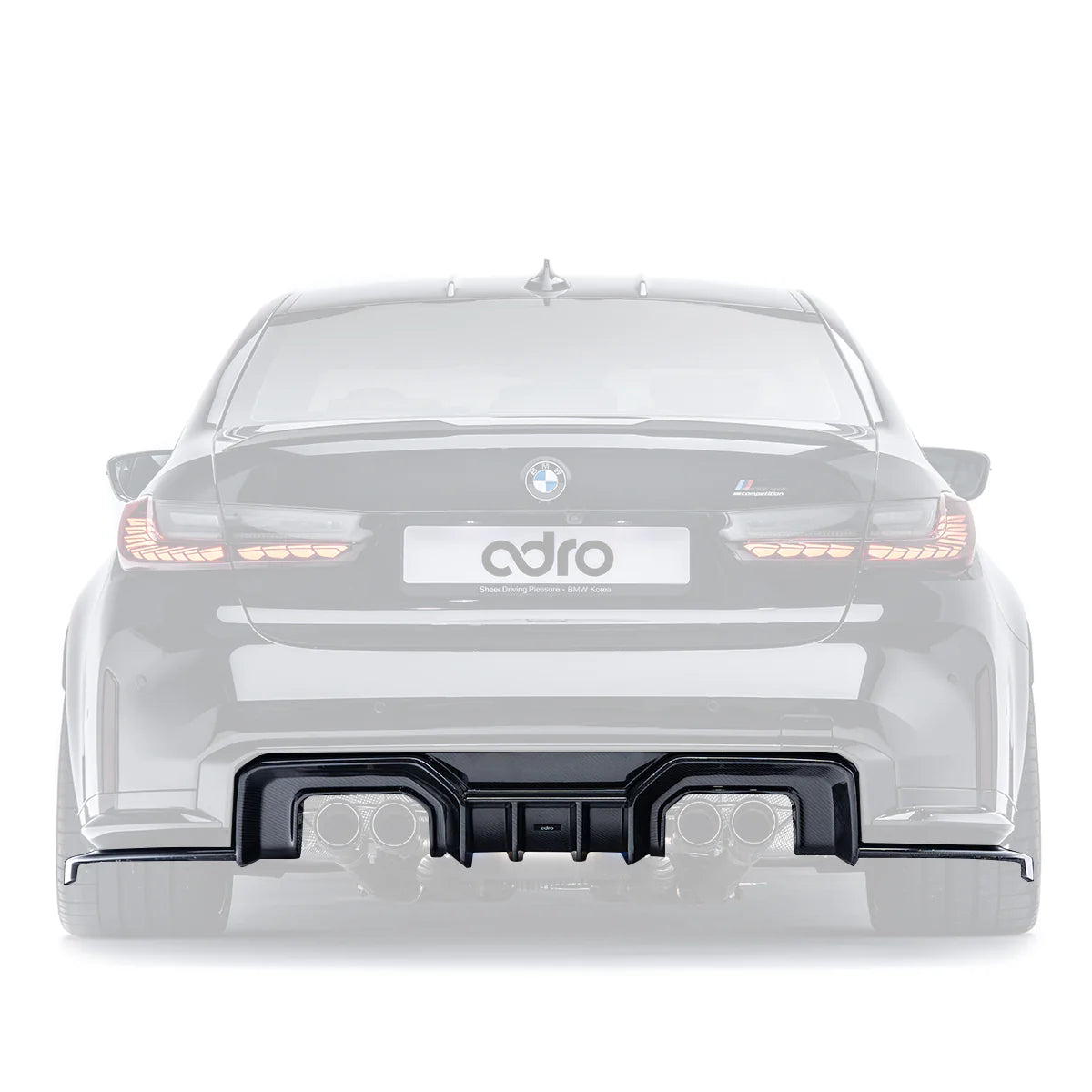ADRO BMW G80 M3 PREPREG REAR DIFFUSER