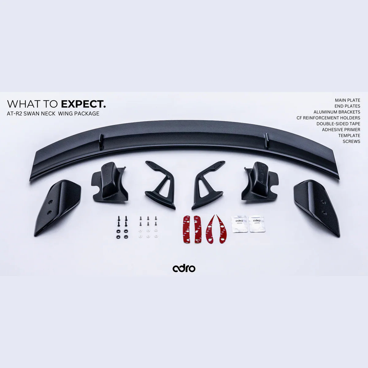 ADRO TOYOTA GR SUPRA AT-R2 SWAN NECK WING