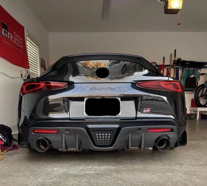 GR Supra 2020+ A90 AG STYLE Carbon Fiber Rear Diffuser (Double Side Exhaust)