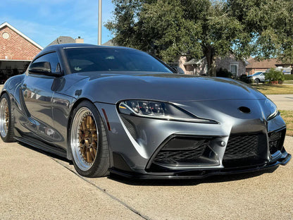 GR Supra 2020+ A90 R1 Carbon Fiber Front Bumper Bottom Garnish
