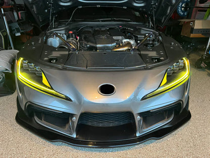 GR Supra 2020+ A90 R1 Carbon Fiber Front Bumper Bottom Garnish
