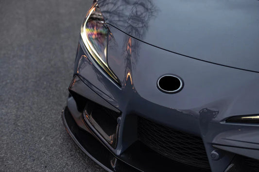 GR Supra 2020+ A90 R2 STYLE Carbon Fiber Front Bumper Top Garnish