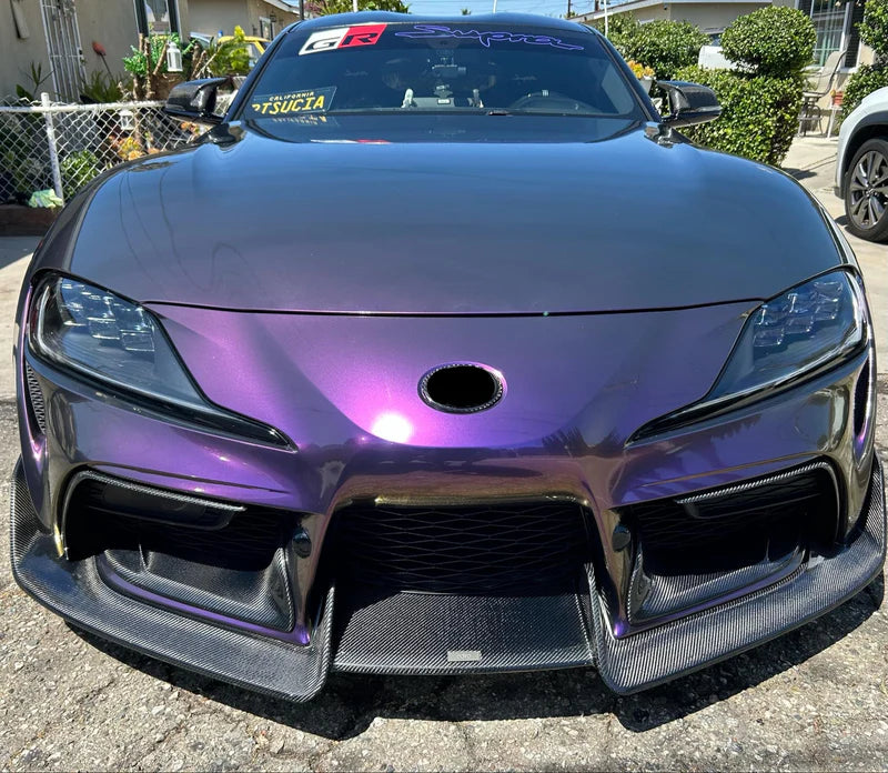 GR Supra 2020+ A90 R1 Carbon Fiber Front Bumper Bottom Garnish