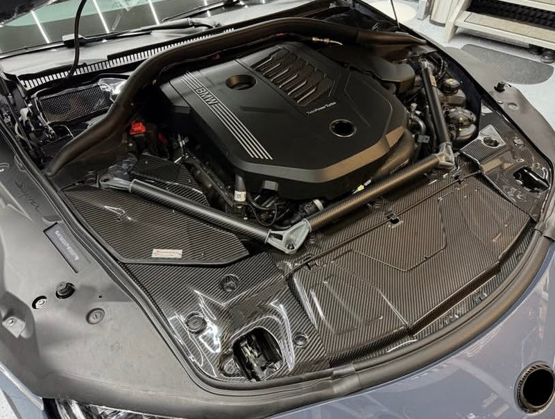 GR Supra 2020+ A90 OE Pre-preg Carbon Fiber Engine Bay Panels