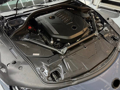 GR Supra 2020+ A90 OE Pre-preg Carbon Fiber Engine Bay Panels