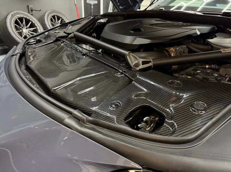 GR Supra 2020+ A90 OE Pre-preg Carbon Fiber Engine Bay Panels