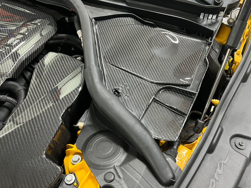 GR Supra 2020+ A90 LHD OE STYLE Pre-preg Carbon Fiber Engine Bay Panels
