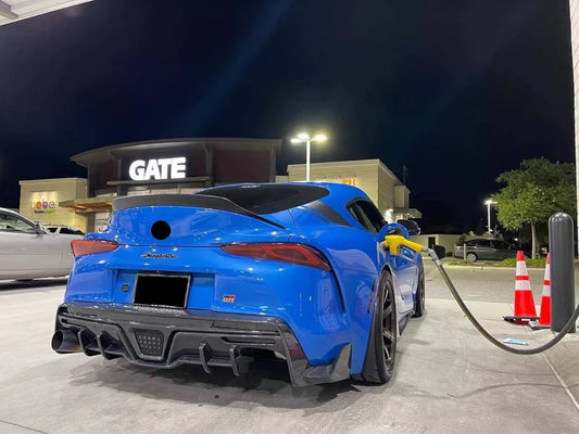 GR Supra 2020+ A90 TM STYLE Carbon Fiber Rear Diffuser