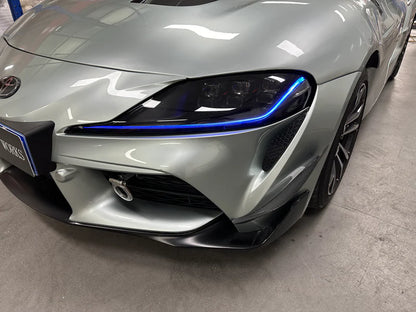 GR Supra 2020+ A90 R4 Pre-preg Carbon Front Canards