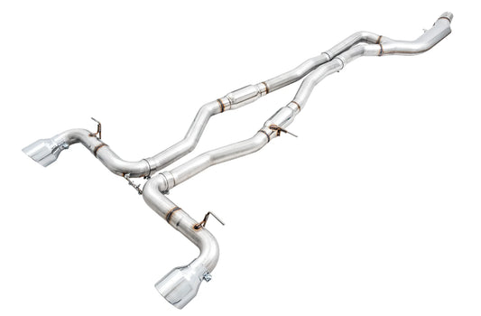 AWE Tuning Track Edition Exhaust - Chrome Tips (A90/A91 Supra 3.0)