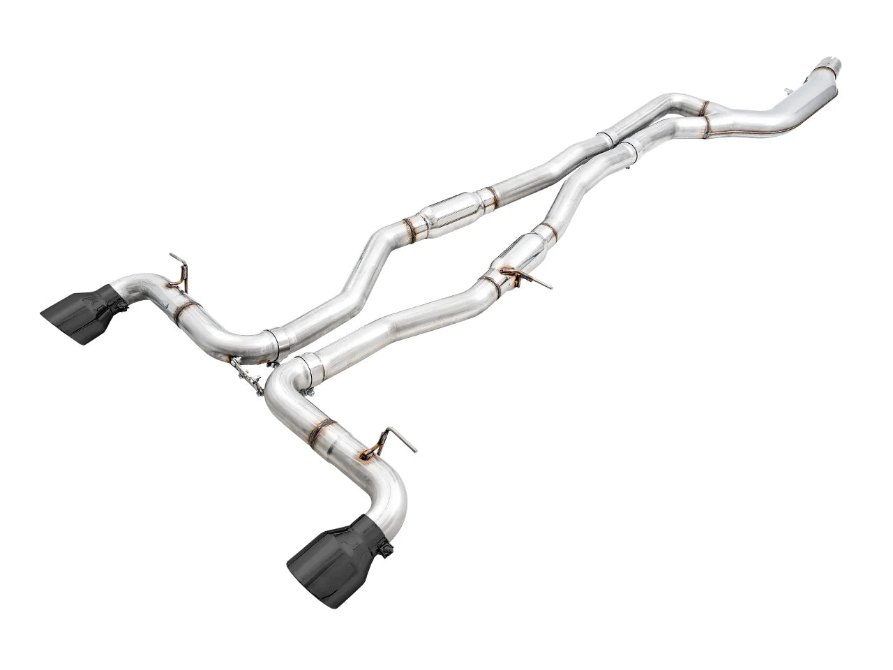 AWE Tuning Track Edition Exhaust - Diamond Black Tips (A90/A91 Supra 3.0)