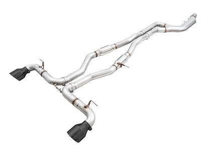 AWE Tuning Track Edition Exhaust - Diamond Black Tips (A90/A91 Supra 3.0)