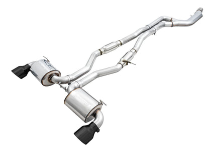 AWE Tuning Touring Edition Exhaust - Diamond Black Tips (A90/A91 Supra 3.0)