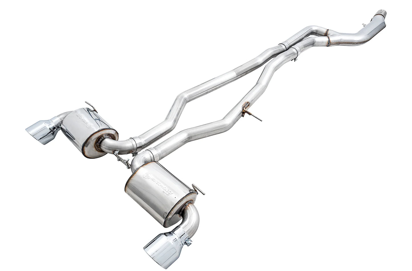 AWE Tuning Touring Edition Exhaust - Chrome Silver Tips (A90/A91 Supra 3.0)
