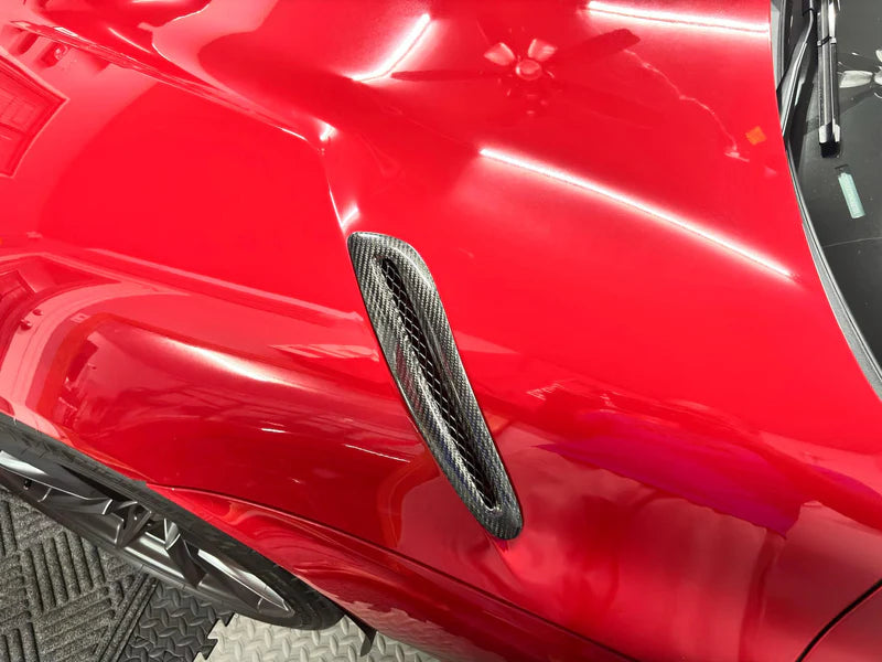 GR Supra 2020+ A90 OE STYLE Carbon Fiber Hood Vent Trim