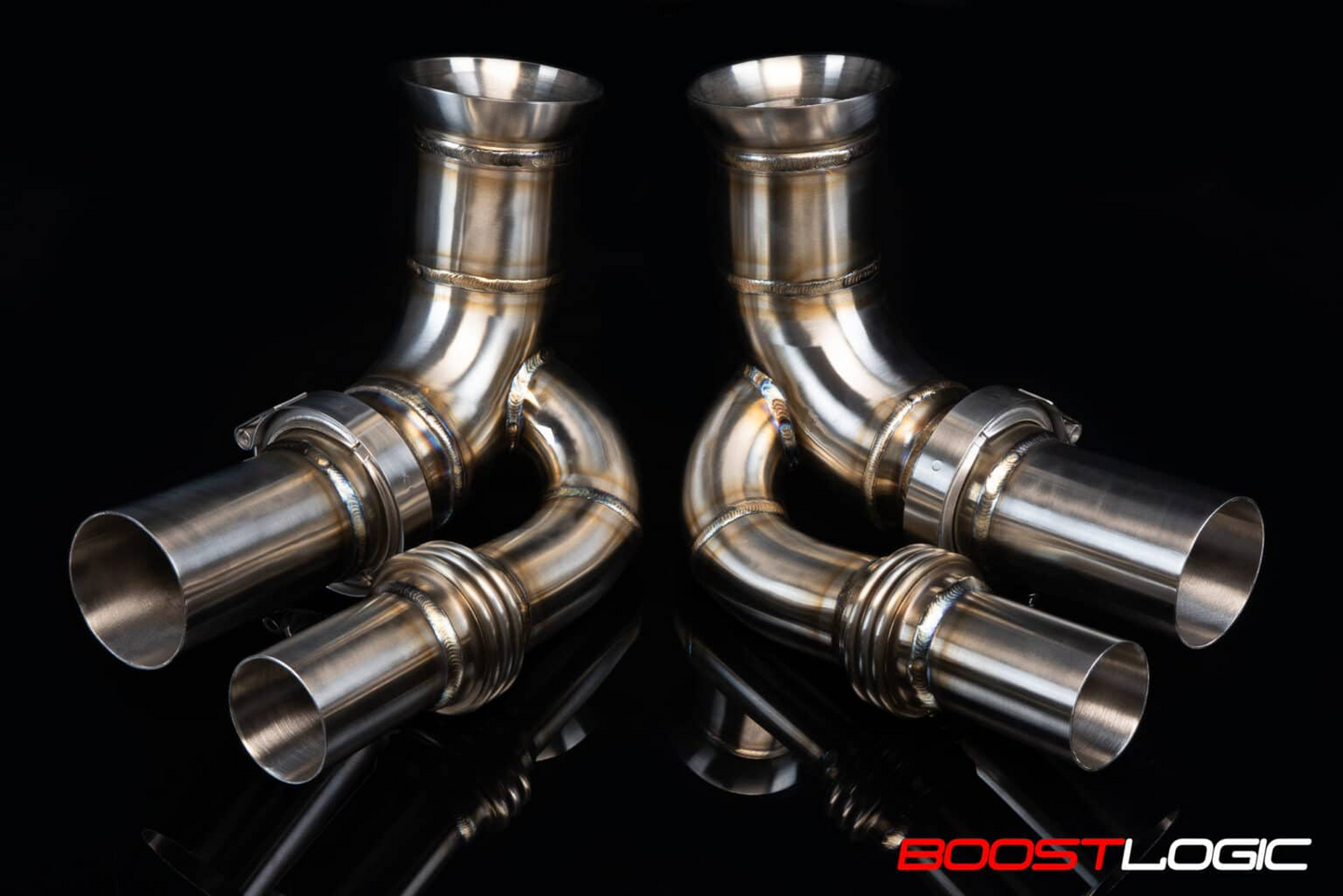 Boost Logic 991 GT3 Side Muffler Bypass Pipes