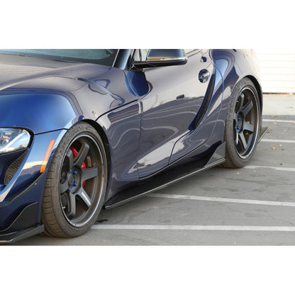 Carbon Fiber Toyota Supra A90/91 Side Rocker Extensions/ Side Skirt 2020-2023