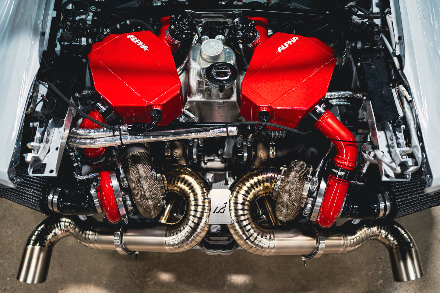 AMS Performance Audi R8 ALPHA Twin Turbo Kit