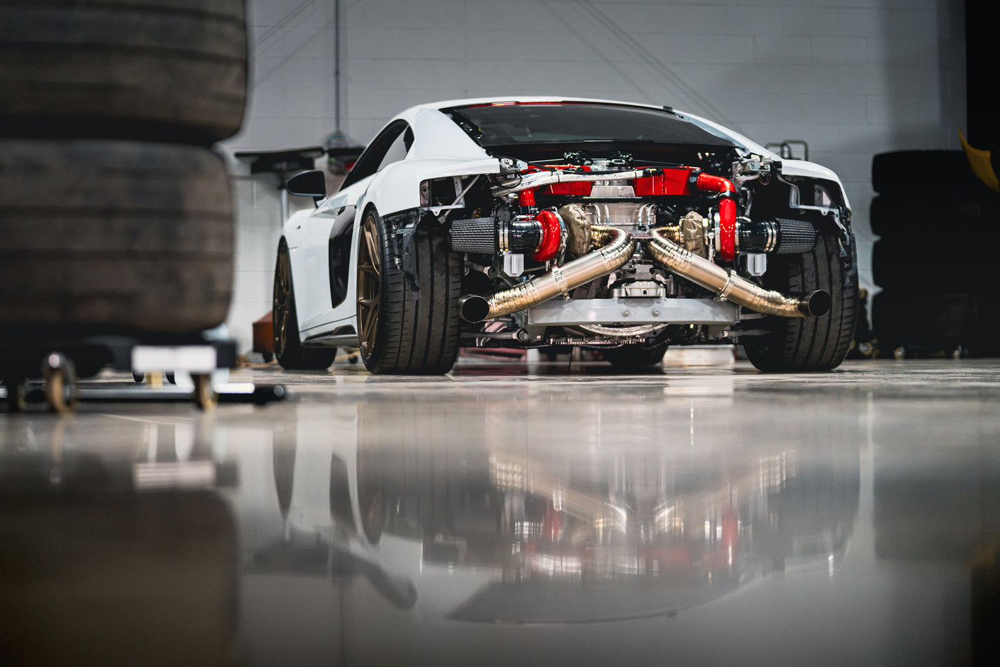 AMS Performance Audi R8 ALPHA Twin Turbo Kit