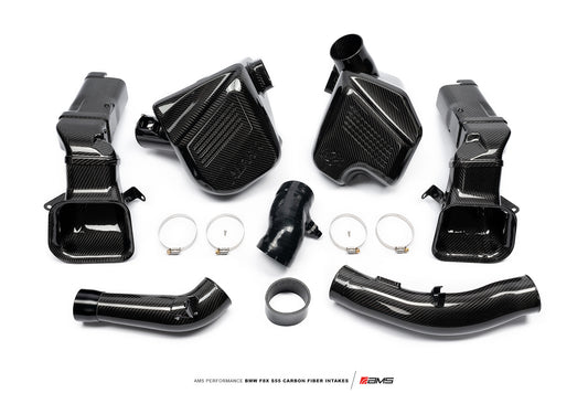 AMS Performance BMW M3 / M4 S55 Carbon Intakes (F8X)