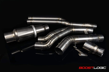 Boost Logic Teardrop Single 4” titanium exhaust (B58 Mkv Supra)