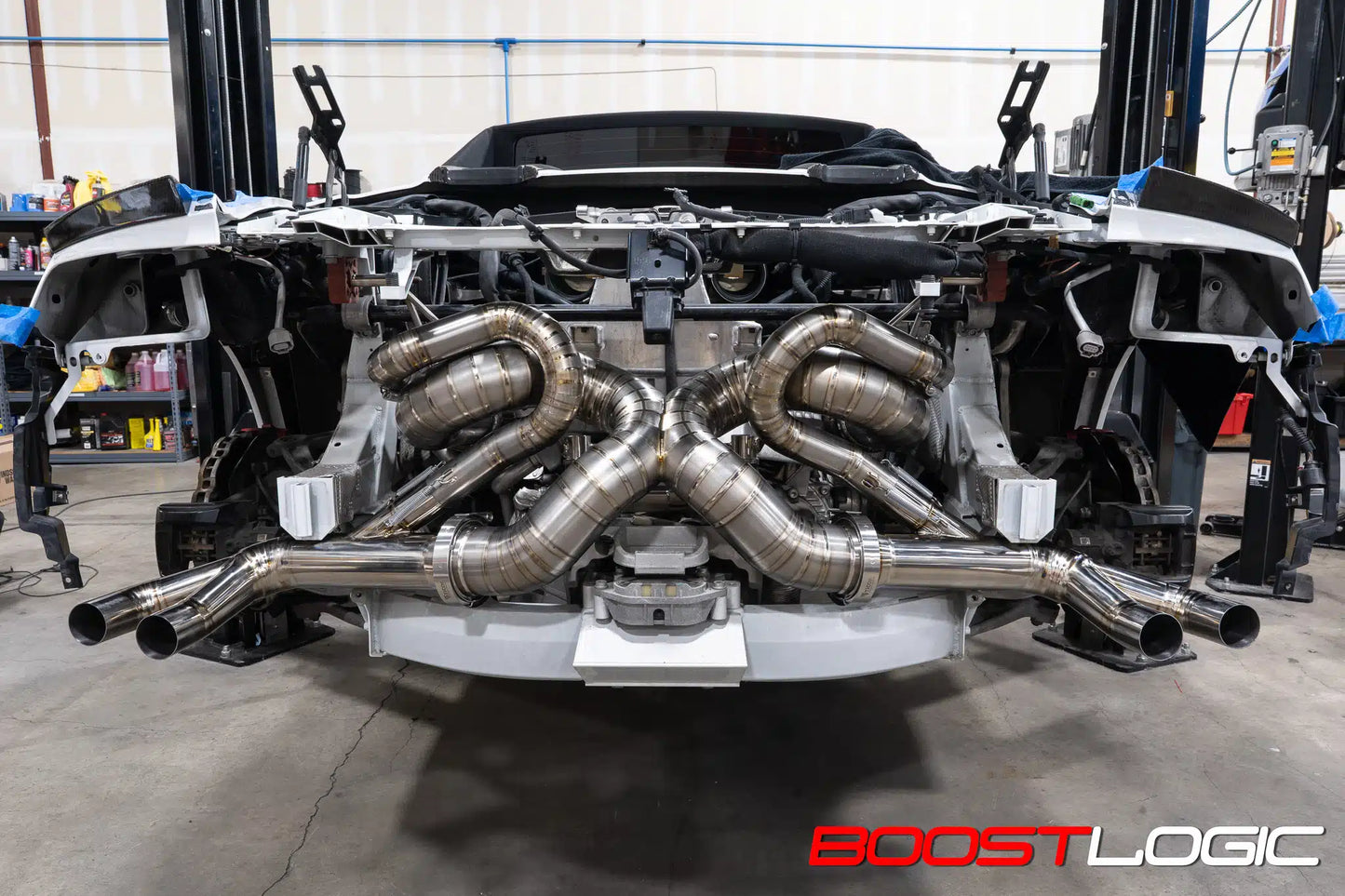 Boost Logic Titanium Exhaust (2016-2019 Audi R8)