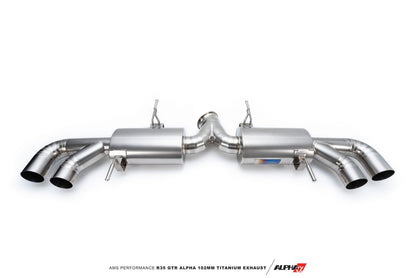 AMS Performance R35 GTR Alpha 102mm Titanium Exhaust