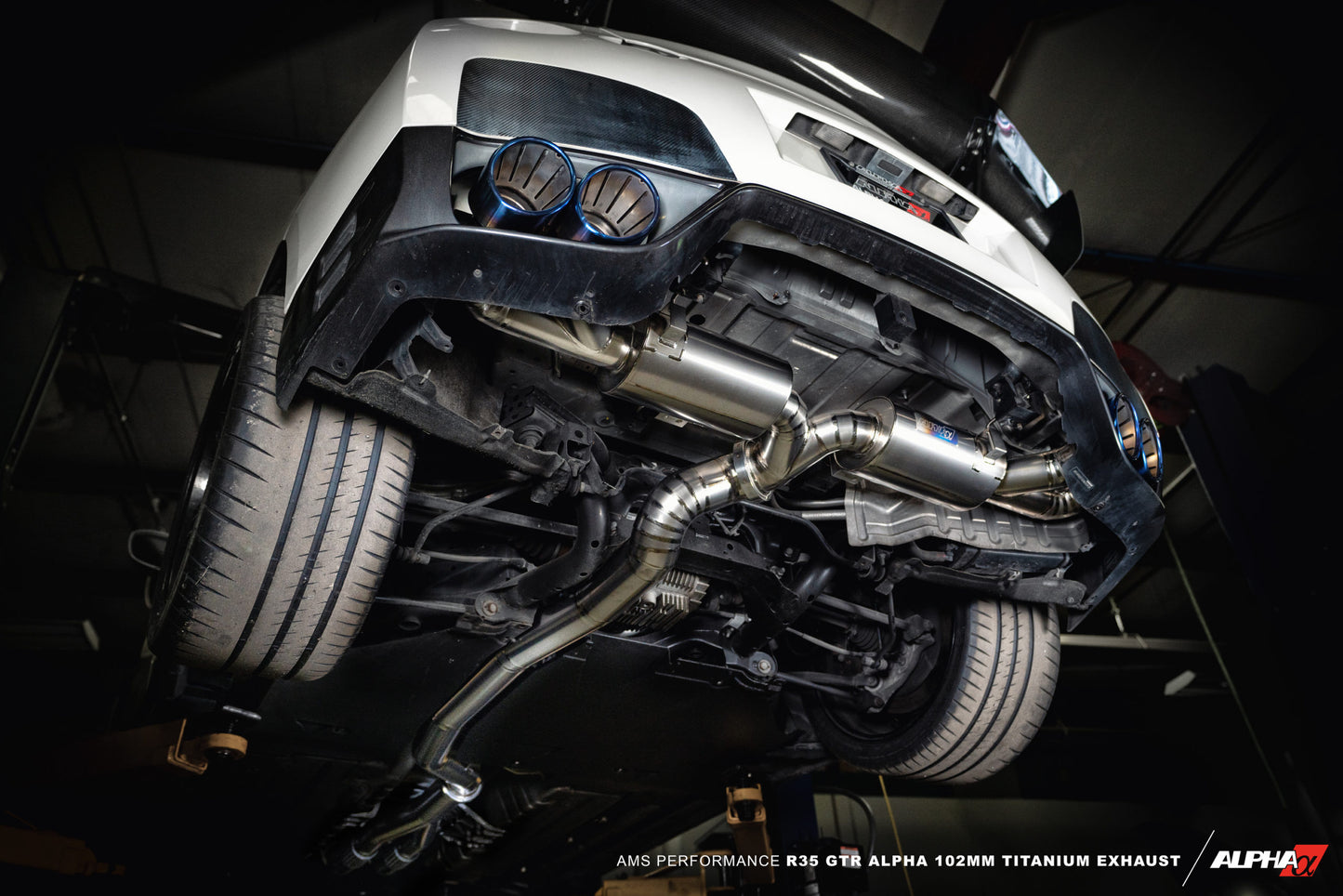 AMS Performance R35 GTR Alpha 102mm Titanium Exhaust