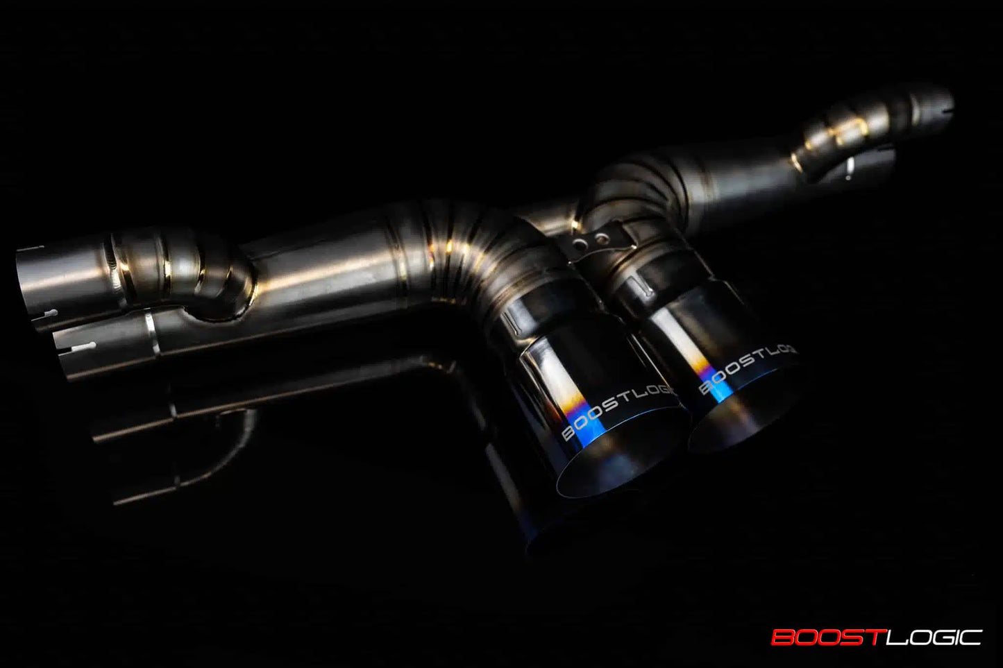Boost Logic Titanium Center Muffler Porsche 991 GT3