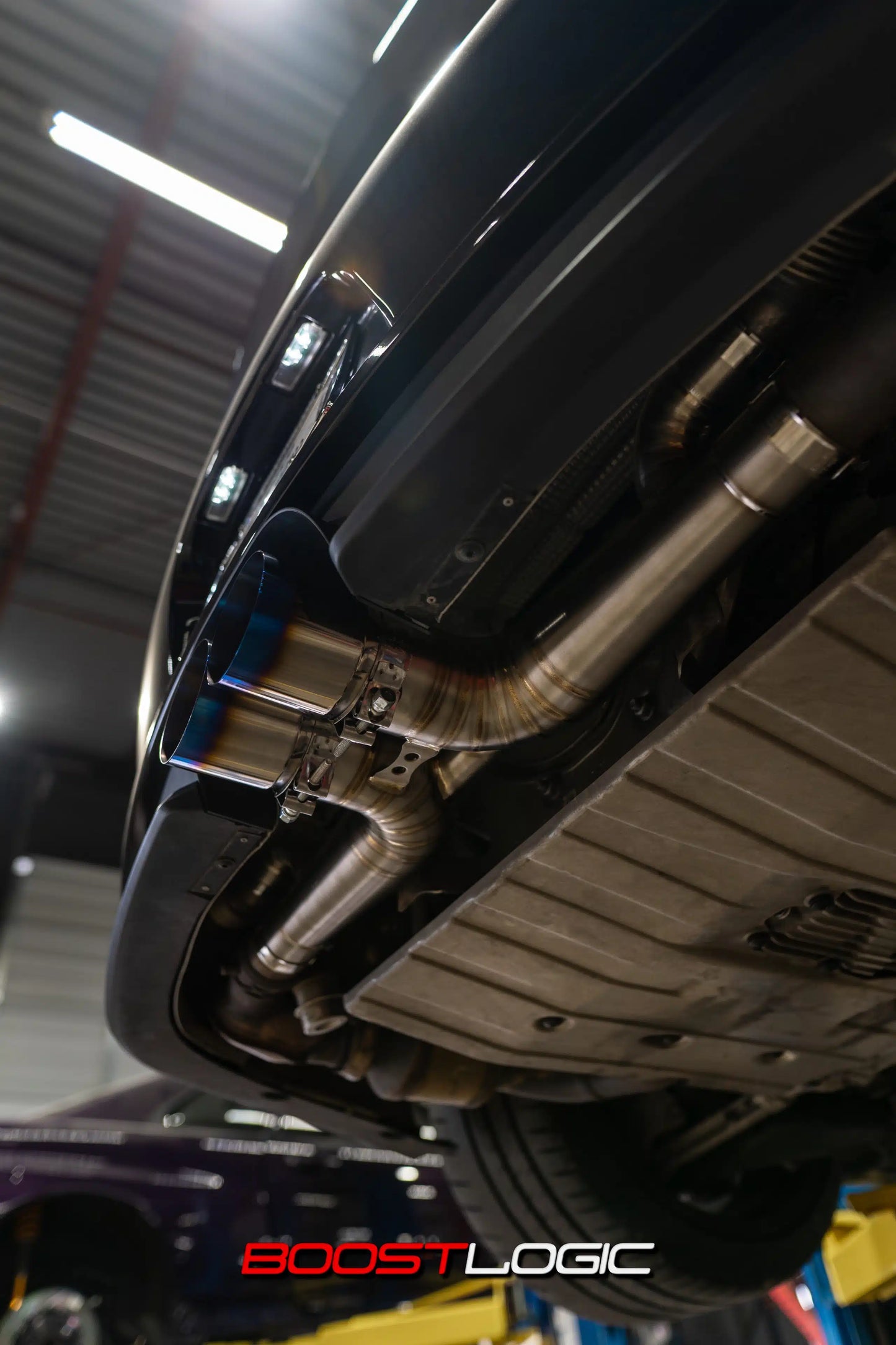 Boost Logic Titanium Center Muffler Porsche 991 GT3
