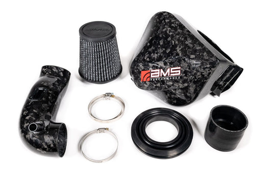 AMS PERFORMANCE TOYOTA GR SUPRA CHOPPED CARBON FIBER AIR INTAKE