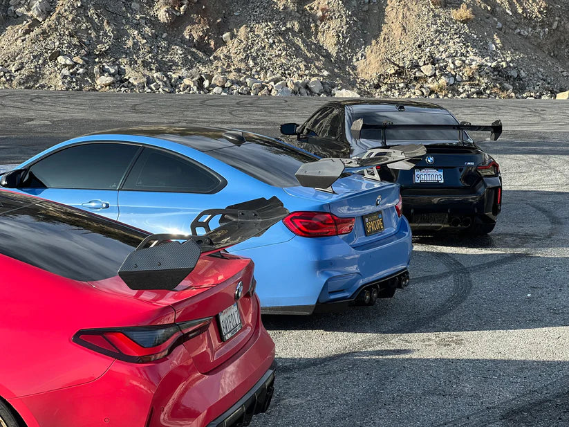 Stradale GT BMW M3 M4 G8X Dry Carbon Swan Neck Wing