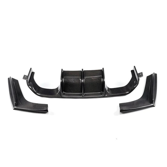 Ridgeline Motorsport V Style Carbon Fiber Rear Diffuser+ Side Splitter Kit (F8X M3 / M4)