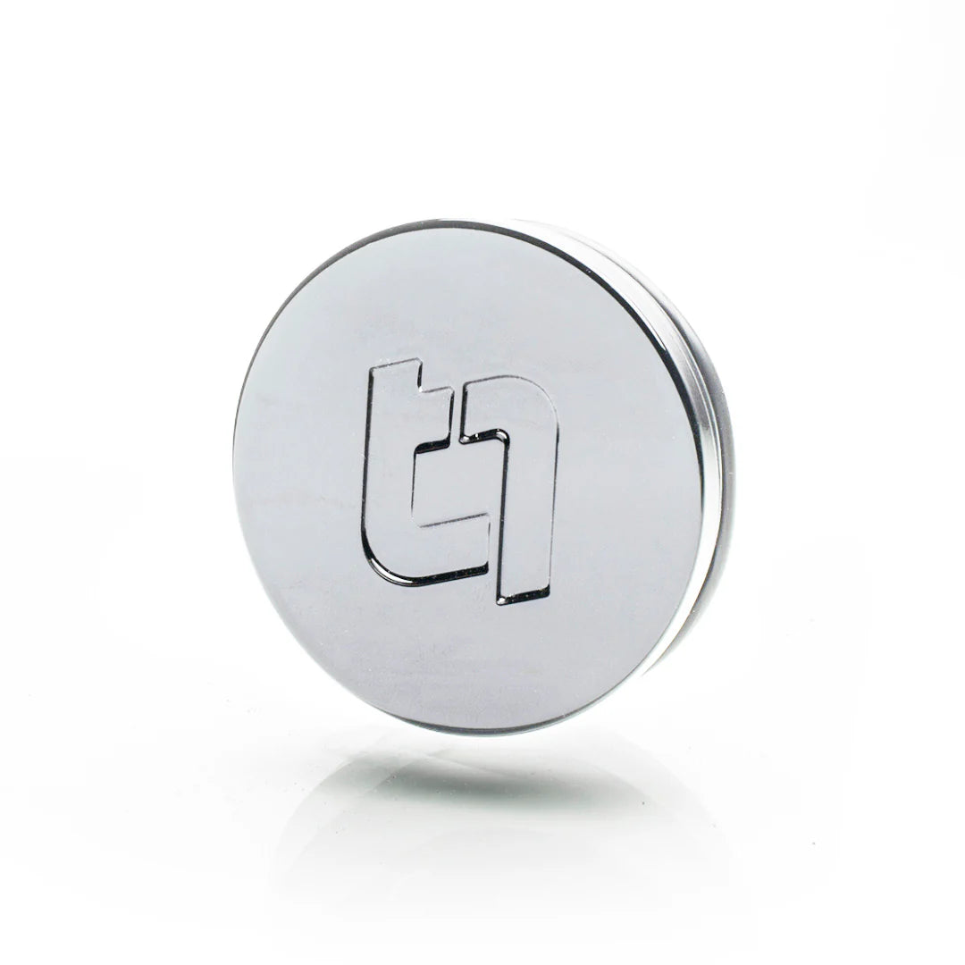 Titan 7 Flat Center Cap - Polished Clear