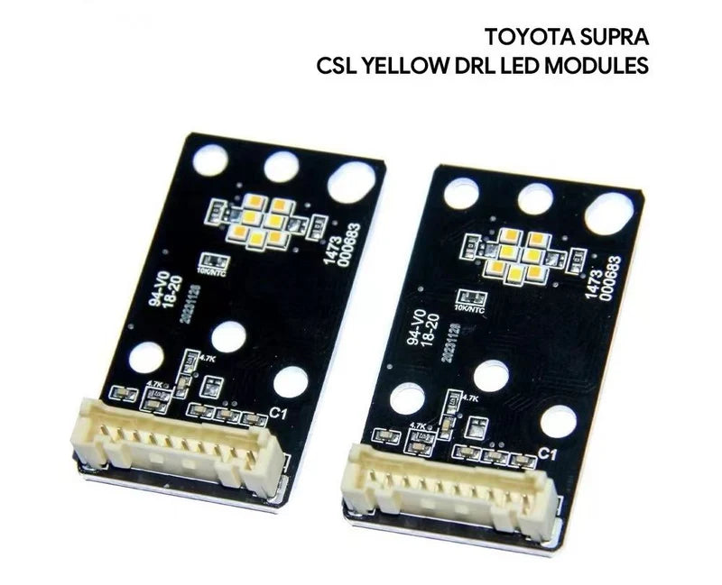 GR Supra 2020+ A90 R STYLE Yellow Monochromatic Day Time Running Lights